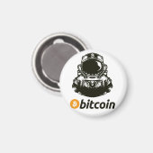 BITCOIN-Crypto Astronaut Magneet (Voorkant / Achterkant)