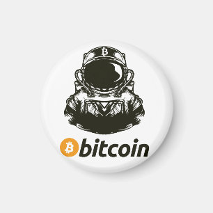 BITCOIN-Crypto Astronaut Magneet