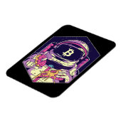 BITCOIN-Crypto Astronaut Magneet (Linkerzijde)