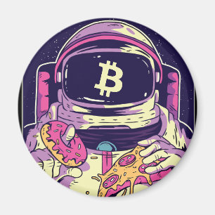 BITCOIN-Crypto Astronaut Magneet