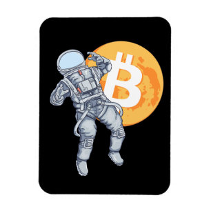 BITCOIN -Crypto astronaut- naar de maan Magneet