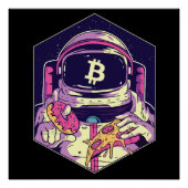 BITCOIN-Crypto Astronaut Perfect Poster (Voorkant)