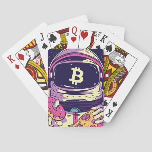 BITCOIN-Crypto Astronaut Pokerkaarten (Achterkant)