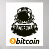 BITCOIN-Crypto Astronaut Poster (Voorkant)
