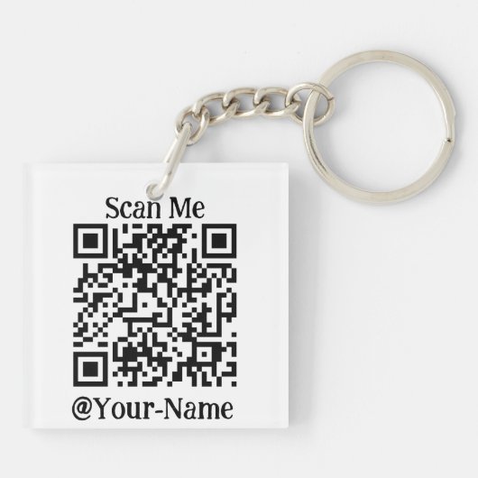 BITCOIN-Crypto Astronaut - QR-code Sleutelhanger (Achterkant)