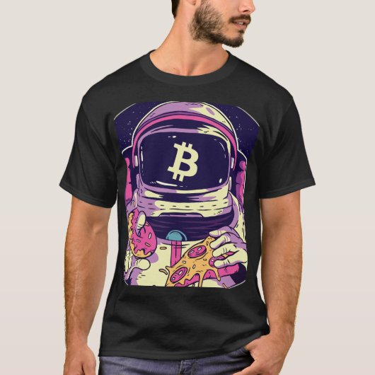 BITCOIN-Crypto Astronaut T-shirt (Voorkant)