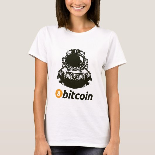 BITCOIN-Crypto Astronaut T-shirt (Voorkant)