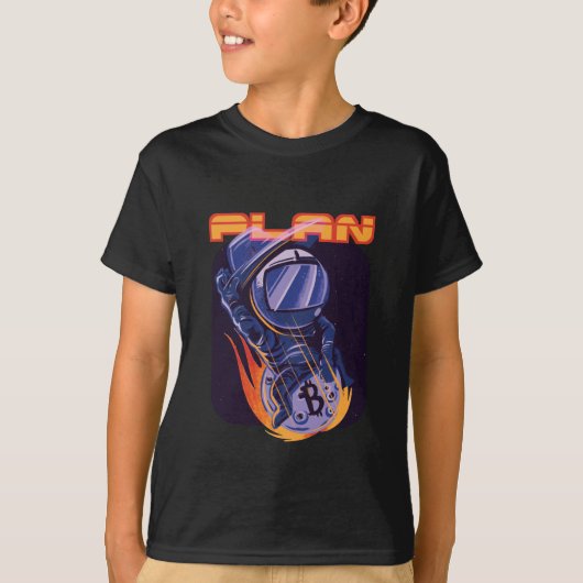 Bitcoin - Crypto Astronaut T-shirt (Voorkant)