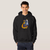 Bitcoin Crypto Bags To The Moon Cryptocurrency Dec Hoodie (Voorkant volledig)