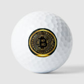 Bitcoin Crypto- Golfballen (Voorkant)