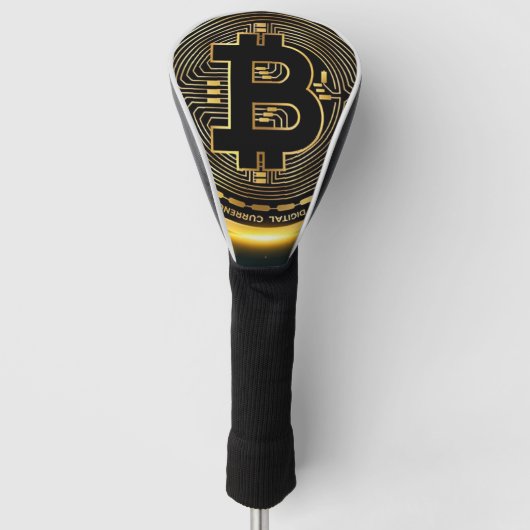 Bitcoin Crypto- Golfheadcover (Voorkant)