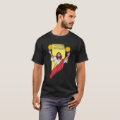Bitcoin Crypto Is Gestegen Cryptocurrency Jezus T-shirt (Voorkant volledig)