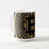 Bitcoin Crypto- Koffiemok (Voorkant links)