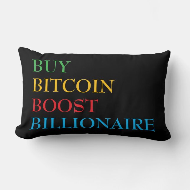 Bitcoin Crypto Kussen (Voorkant)