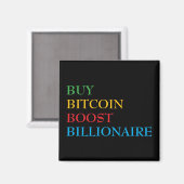 Bitcoin Crypto Magneet (Voorkant / Achterkant)