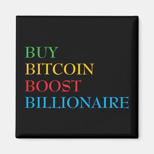 Bitcoin Crypto Magneet (Voorkant)