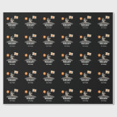 Bitcoin Crypto Moon Astronaut Ontwerp BTC Cadeaupapier (Vlak)