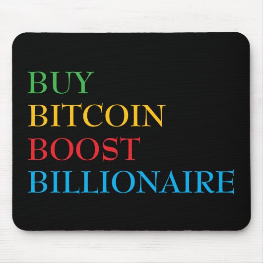 Bitcoin Crypto Muismat (Voorkant)