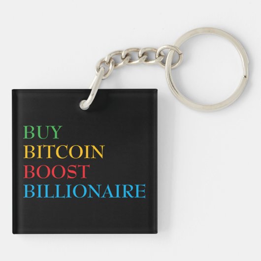 Bitcoin Crypto Sleutelhanger (Achterkant)