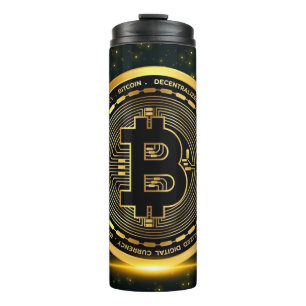Bitcoin Crypto- Thermosbeker