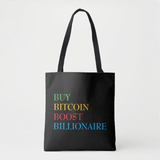 Bitcoin Crypto Tote Bag (Voorkant)