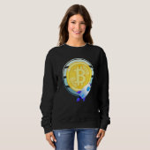 Bitcoin Cryptocurrency Crypto Exchange Bitcoiner B Trui (Voorkant volledig)