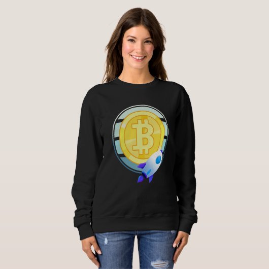 Bitcoin Cryptocurrency Crypto Exchange Bitcoiner B Trui (Voorkant volledig)