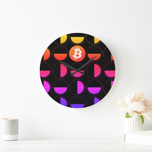 Bitcoin Designer Grote Klok (Huis)