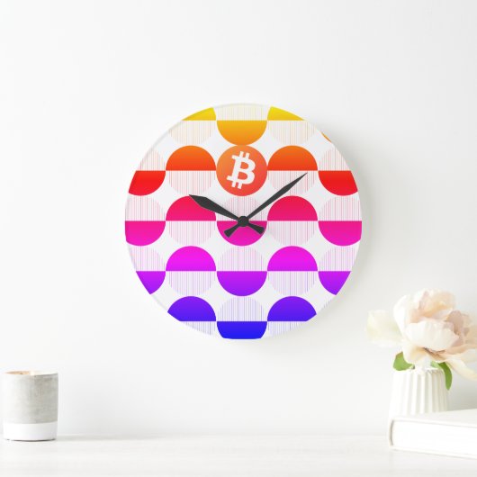 Bitcoin Designer Grote Klok (Huis)