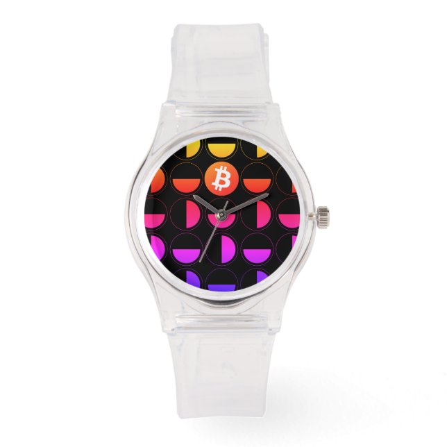 Bitcoin Designer Horloge (Voorkant)