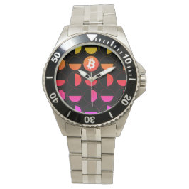 Bitcoin Designer Horloge