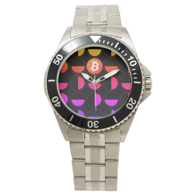 Bitcoin Designer Horloge (Voorkant)