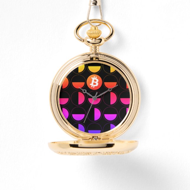 Bitcoin Designer Horloge (Voorkant)