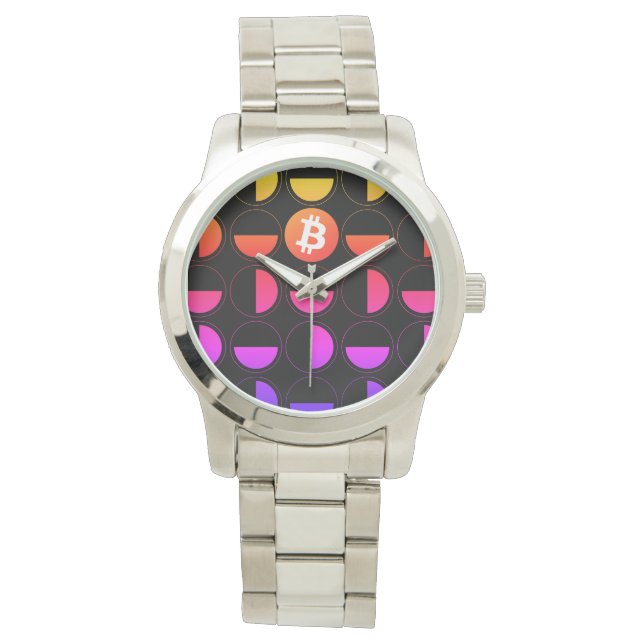 Bitcoin Designer Horloge (Voorkant)