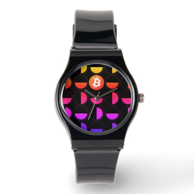 Bitcoin Designer Horloge (Voorkant)