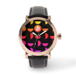 Bitcoin Designer Horloge
