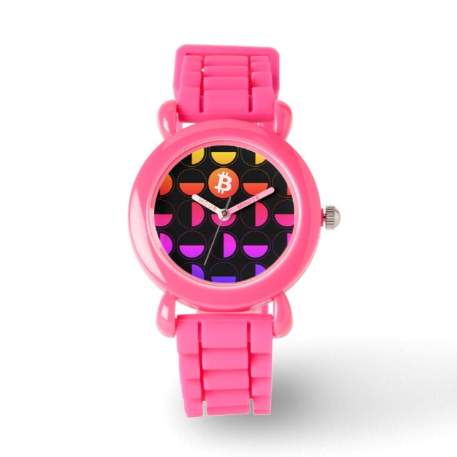 Bitcoin Designer Horloge (Voorkant)