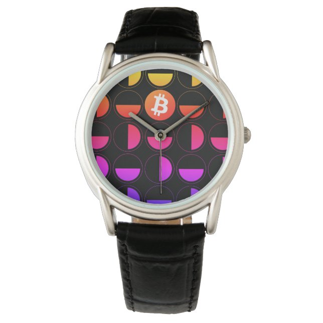 Bitcoin Designer Horloge (Voorkant)