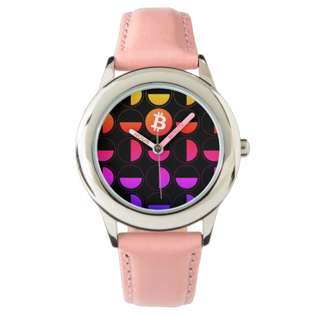 Bitcoin Designer Horloge (Voorkant)