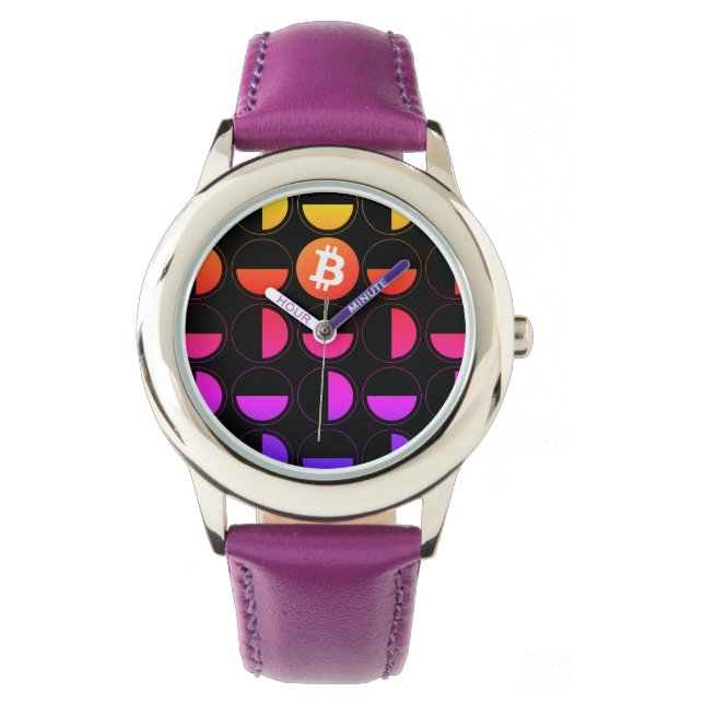 Bitcoin Designer Horloge (Voorkant)