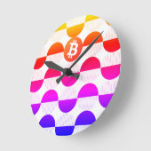 Bitcoin Designer Ronde Klok (Hoek)