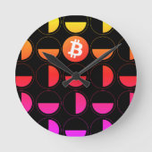 Bitcoin Designer Ronde Klok (Voorkant)