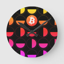 Bitcoin Designer Ronde Klok