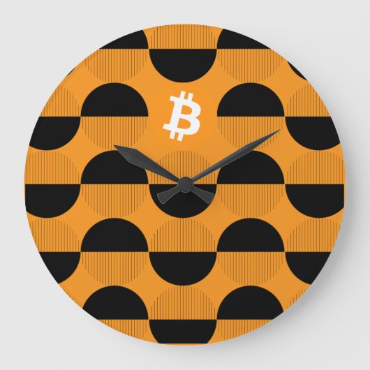 Bitcoin Designer Watch Grote Klok (Voorkant)