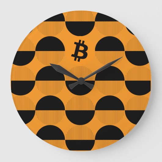 Bitcoin Designer Watch Grote Klok (Voorkant)