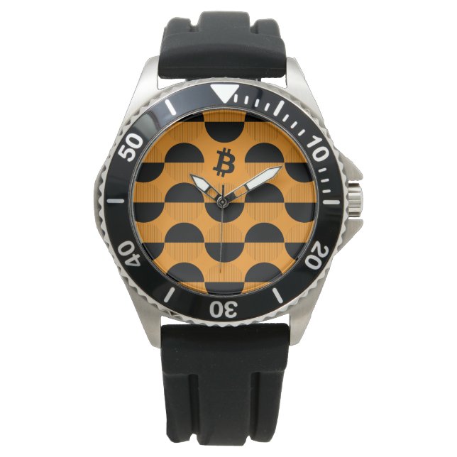Bitcoin Designer Watch Horloge (Voorkant)