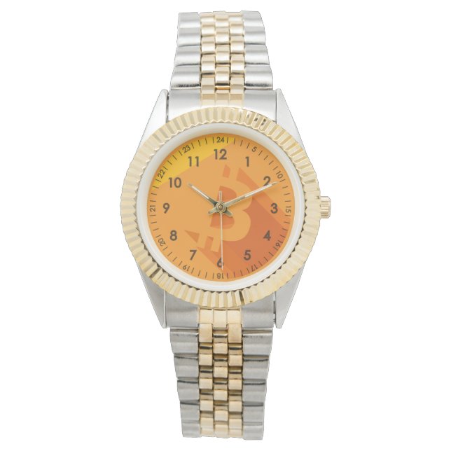 Bitcoin Designer Watch Horloge (Voorkant)