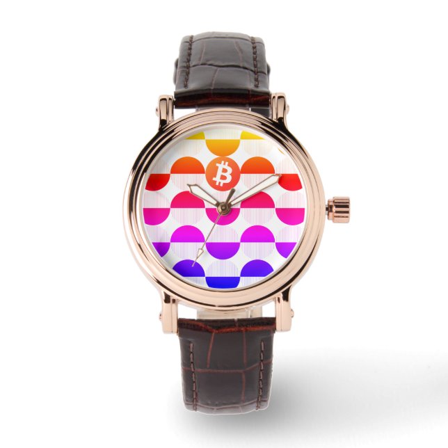 Bitcoin Designer Watch Horloge (Voorkant)