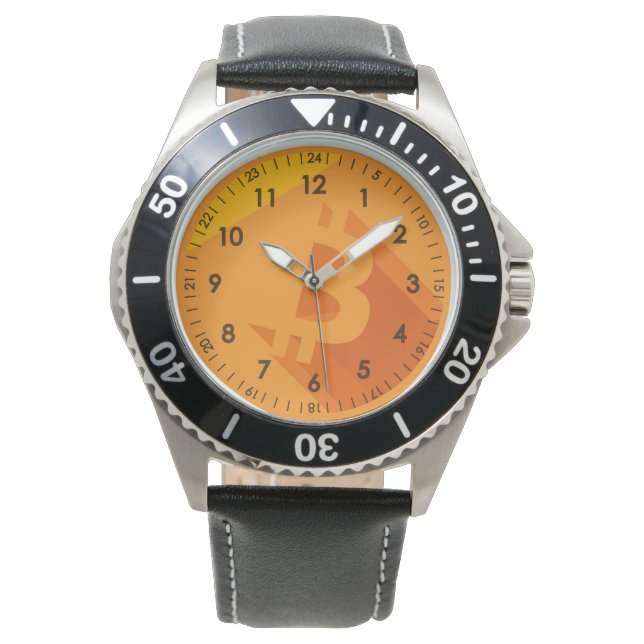 Bitcoin Designer Watch Horloge (Voorkant)