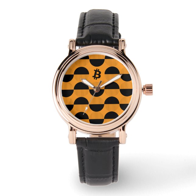 Bitcoin Designer Watch Horloge (Voorkant)